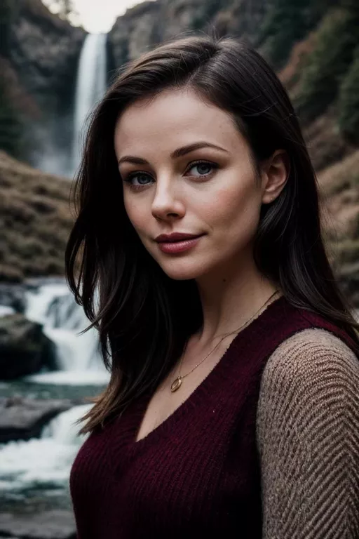 Dressing Up a Waterfall Skirt for Evening Events